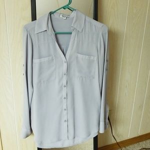 Express Slim Fit Portofino Shirt (M)